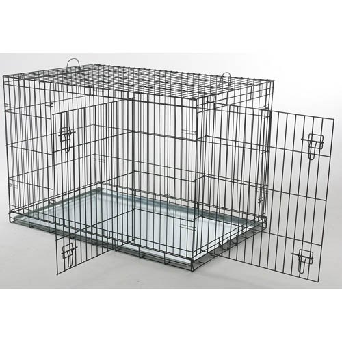 Silver Dog Crate